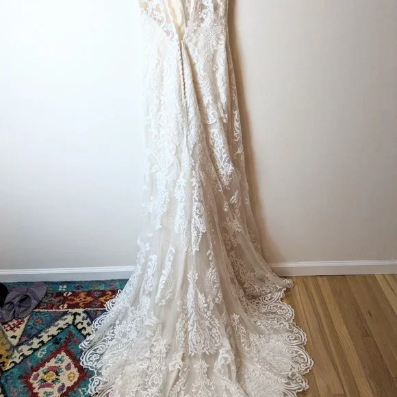 Sottero and Midgley Winifred Bridal Gown Size 10 ALTERED - Picture 11 of 16